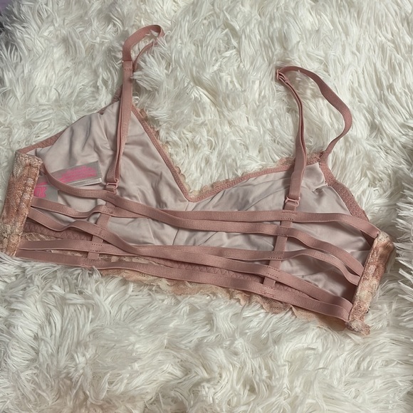 Pink TieDye Bralette Pink Victoria Secret Floral - Picture 4 of 6